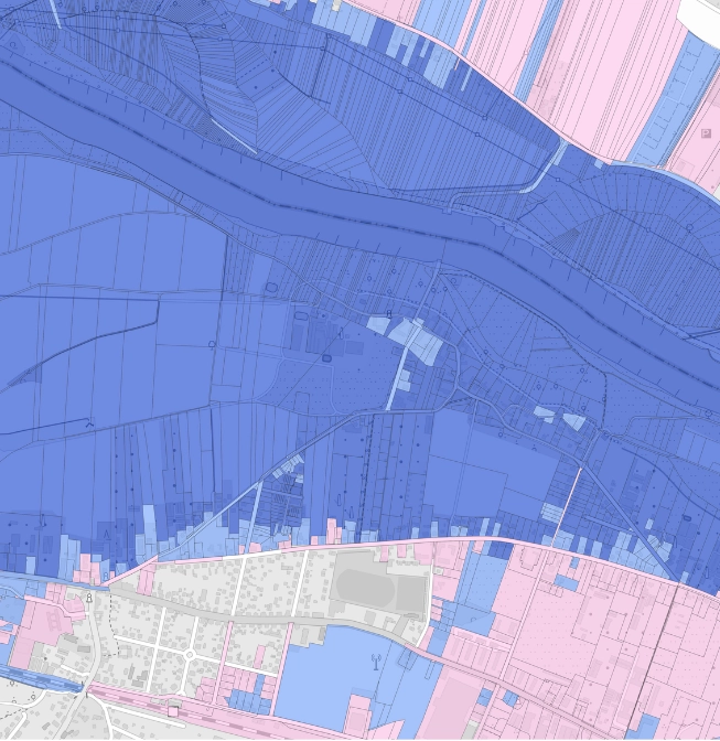 Integration und Analyse von Geofachdaten Thematische Fachkarte mit Gewässern, Schutzflächen und Nutzungszonen
