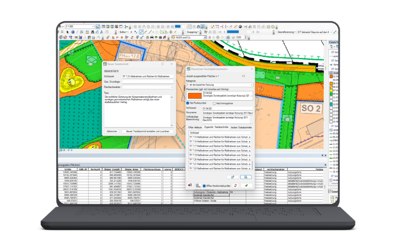 Geodatenerfassung mit System Bild mit arcGIS Desktop darin