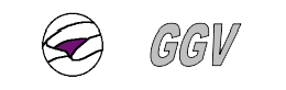 Logo von GGV mit stilisiertem Symbol und Schriftzug